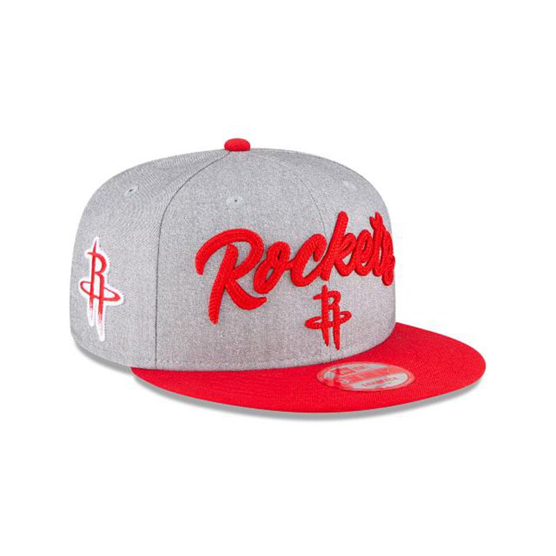 NBA Houston Rockets Official Draft 9Fifty Snapback (XKQ5434) - Grey New Era Caps